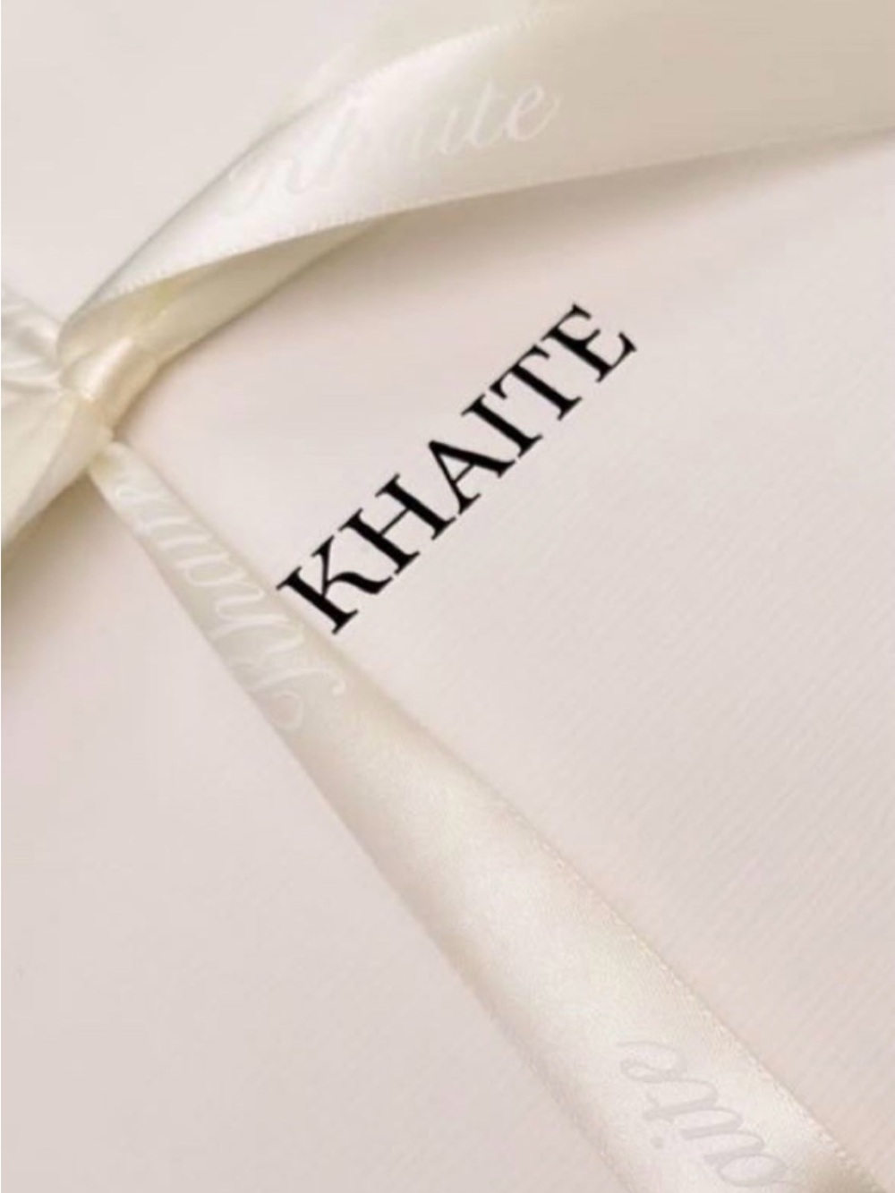 KHAITE packaging & large Dustbag white